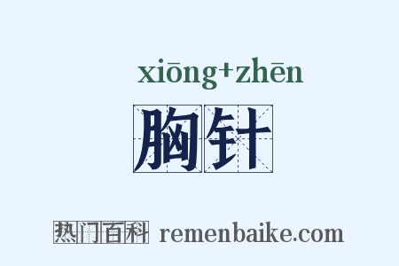 胸针是什么意思的图片